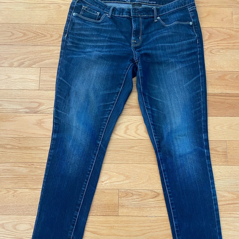 Mossimo denim mid rise skinny jeans 10 R